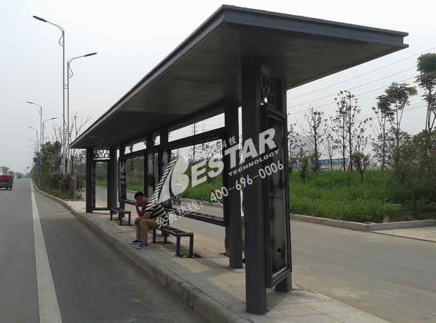 常州公交站亭