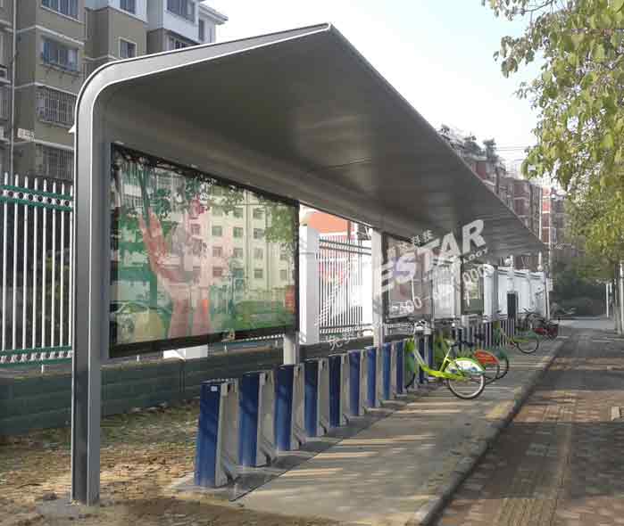 镇江现代款公共自行车亭