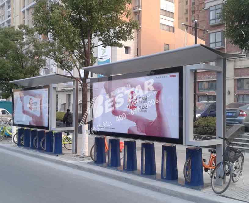 镇江现代款公共自行车亭