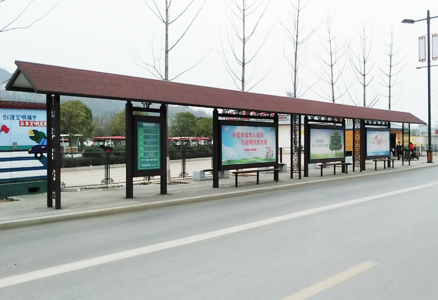 湖北襄阳仿古候车亭