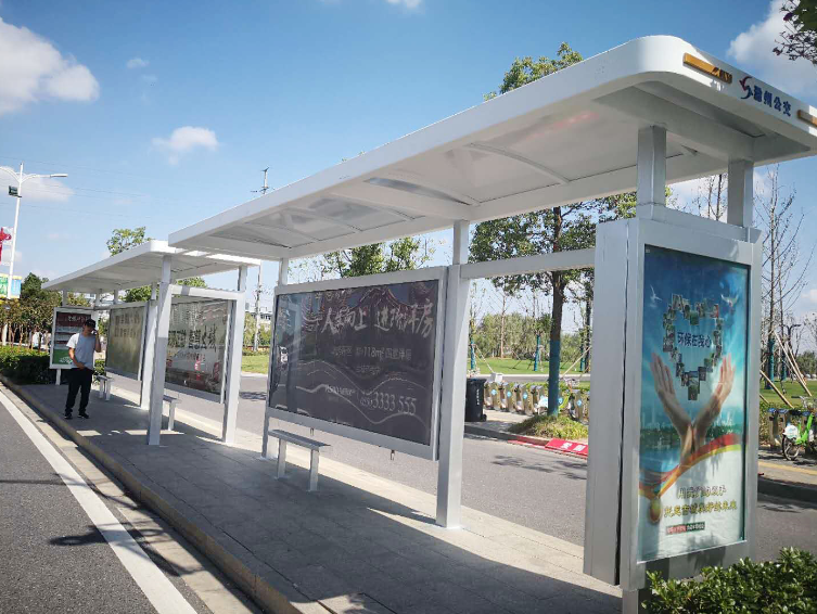 滁州双立柱公交站亭